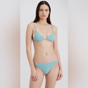 NWT Ilona bikini top in color hazy blue size medium